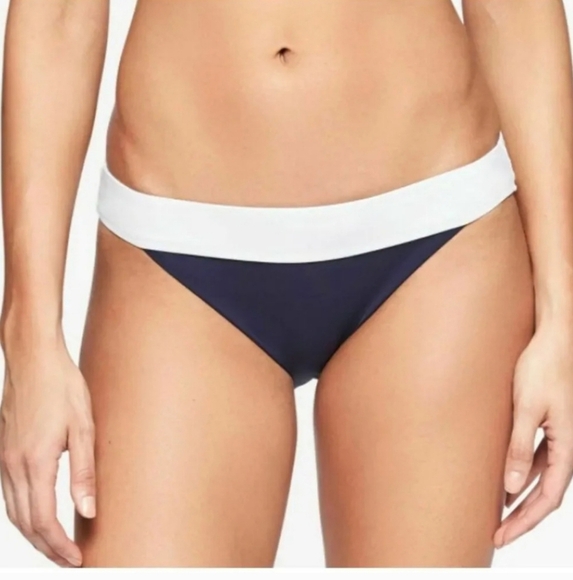 Athleta Mod Block Medium Rise Bikini Bottom - Picture 1 of 6